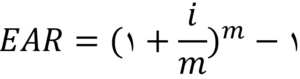 فرمول کلی محاسبه نرخ موثر